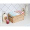 Vintiquewise Storage Bin Basket, Brown, Water Hyacinth, 7.5 in L x 12 in W x 6 in H QI003544.S - alternate 3